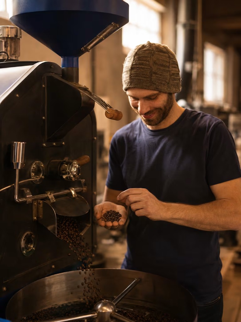 Orin roastery in Mengeš, coffee roasted to order