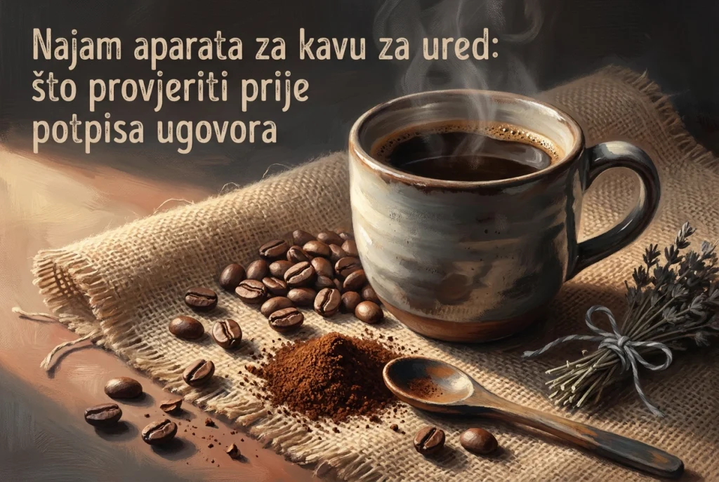 Najam aparata za kavu za ured: što provjeriti prije potpisa ugovora